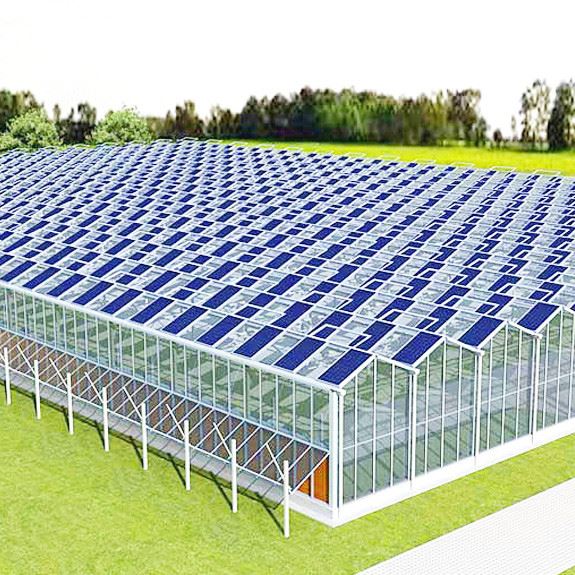 Glass Photovoltaic Greenhouse