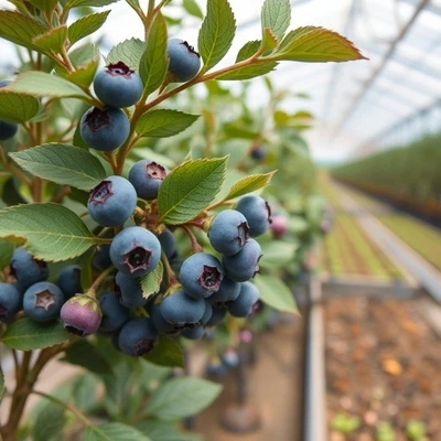 Blueberry Venlo Glass Greenhouse